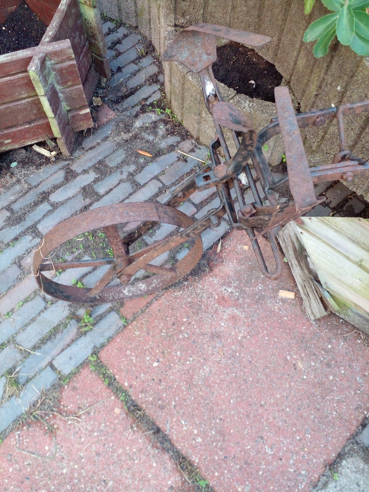 Oude handcultivator / schoffel, Ophalen, Gebruikt, Cultivator