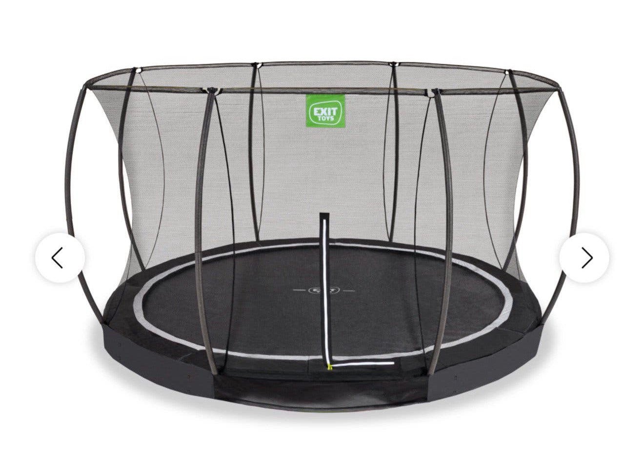 Nieuwe EXIT Black Edition inground trampoline  - zwart, Ophalen, Nieuw