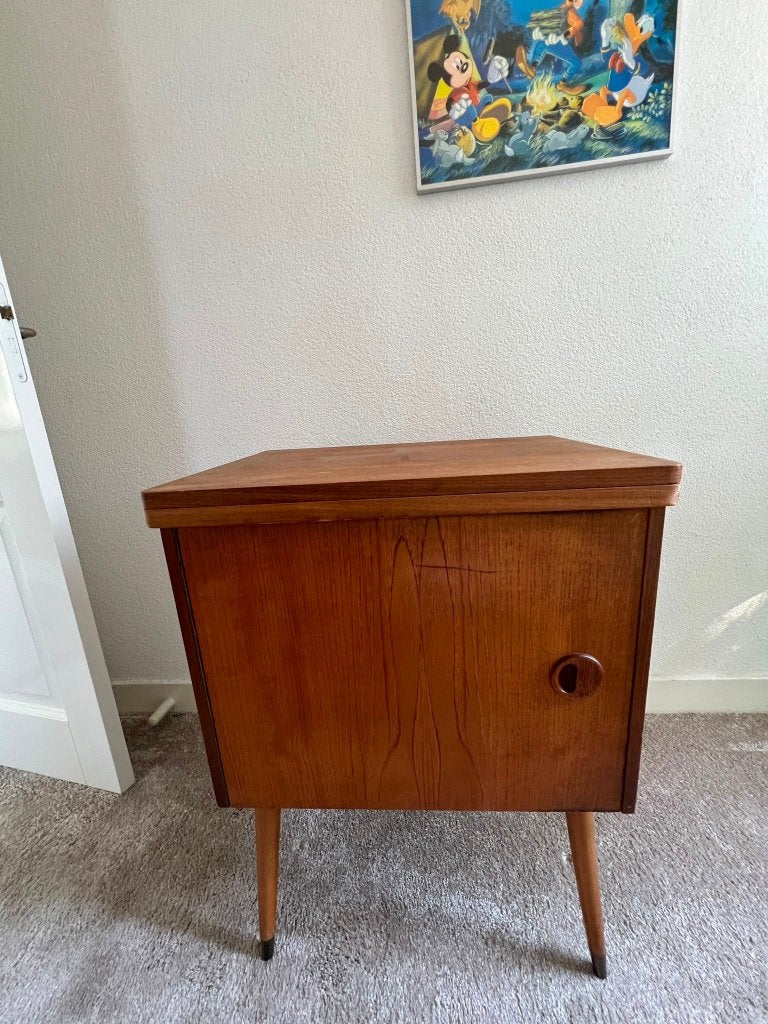 Vintage Naaimachine Tafel - Aristo - Teak Hout, Antiek en Kunst, Ophalen