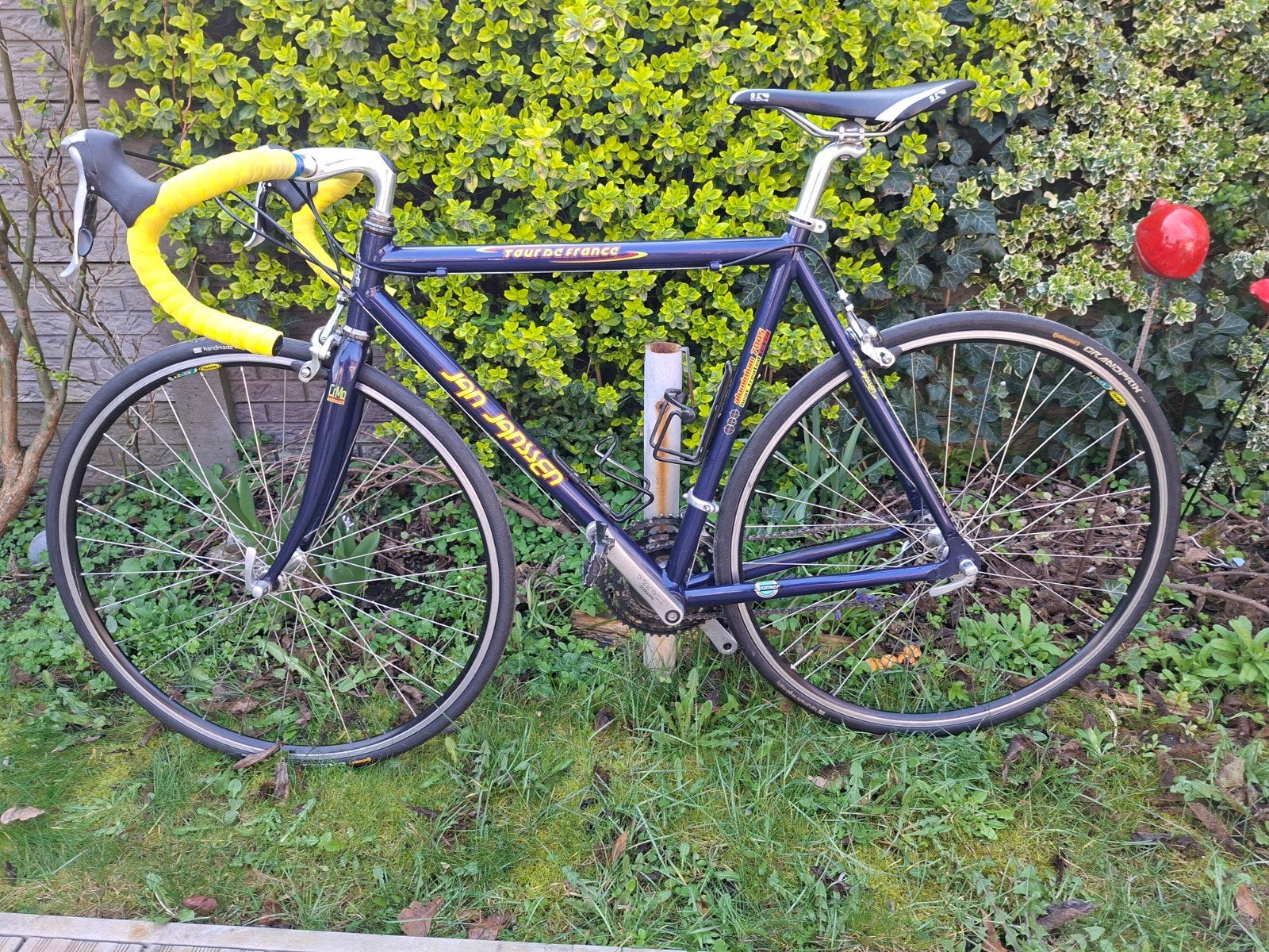 Jan Janssen Tour de France racefiets, 28 inch, Gebruikt, Velgrem, Aluminium