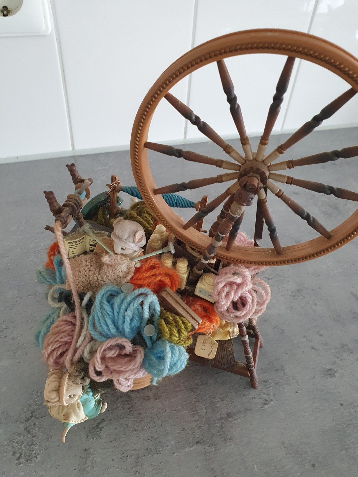 spinnenwiel, Ophalen, Zo goed als nieuw, Spinnewiel