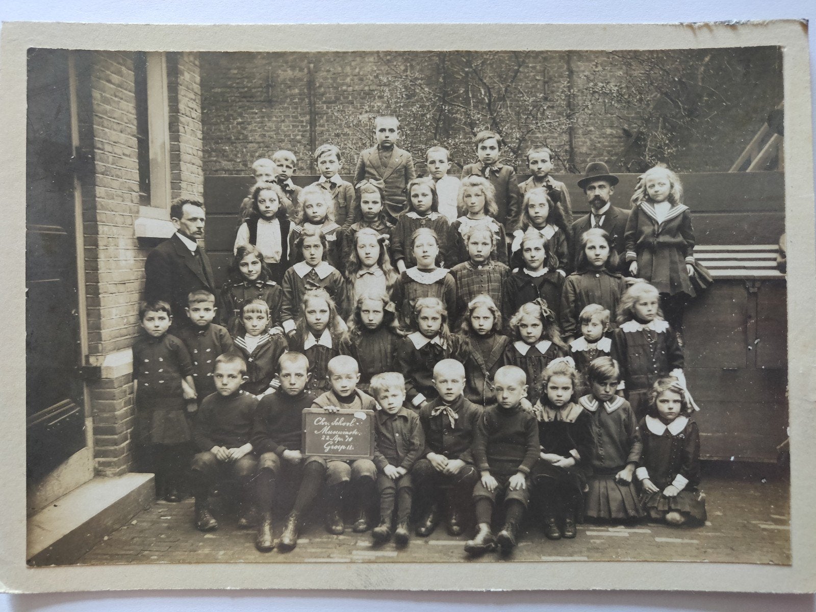 B373 Dordt Kabinetkaart Museumstraat 1918, Ophalen of Verzenden, Voor 1940, Gebruikt, Overige onderwerpen