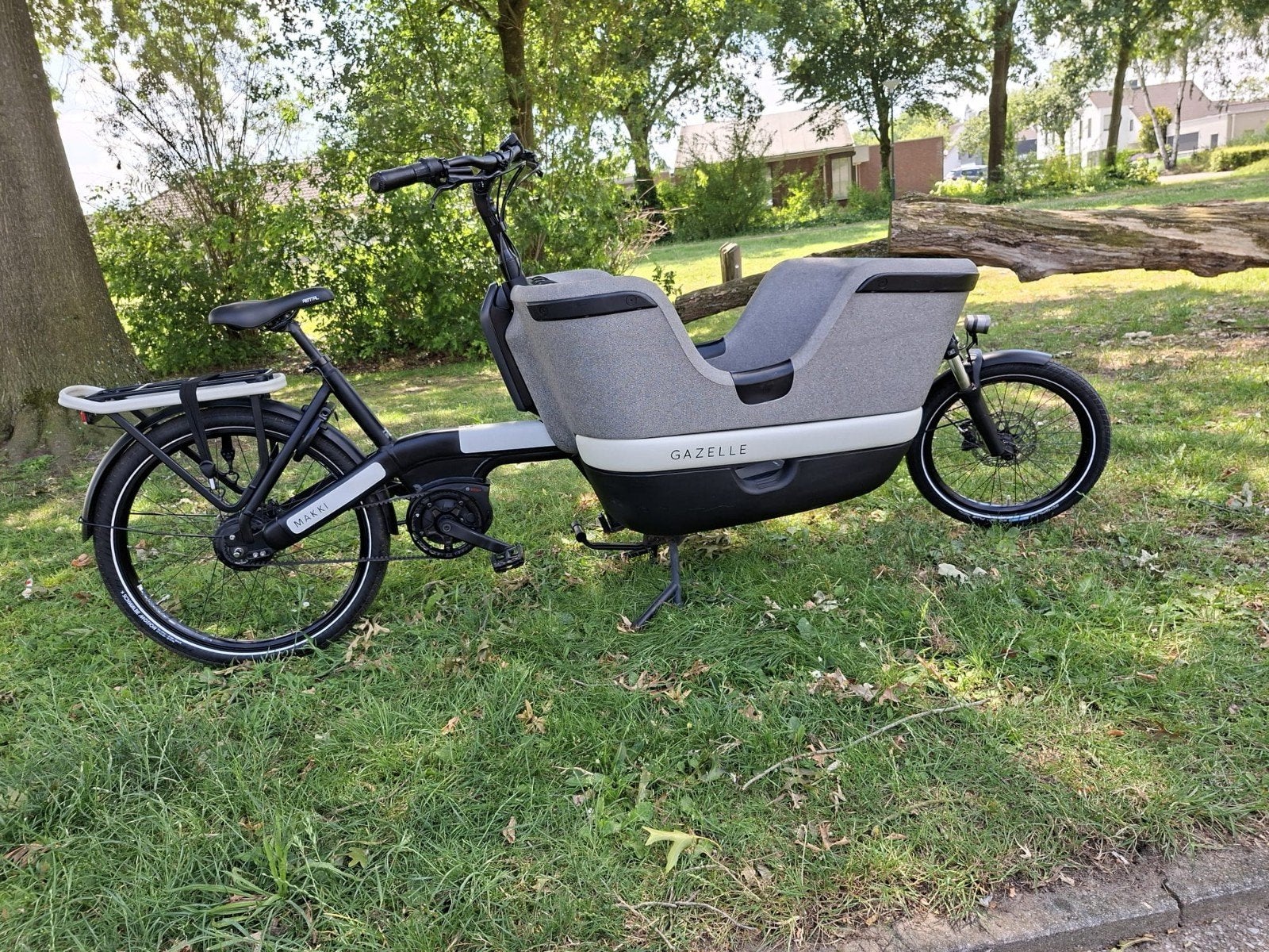 GAZELLE MAKKI LOAD 2023 ELEKTRISCHE BAKFIETS ZEER MOOI, Ophalen of Verzenden, Zo goed als nieuw, Gazelle