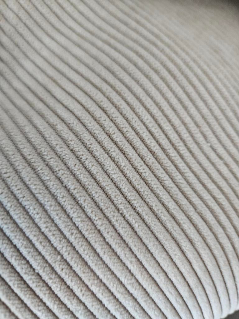 Nieuwe beige gordijnen moderne ribstof, Ophalen of Verzenden, Beige, 200 cm of meer, 200 cm of meer