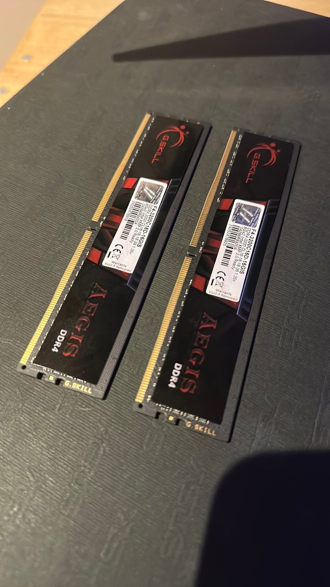2x8 gb ram DDR4, Computers en Software, RAM geheugen, Ophalen, Gebruikt, DDR4, Desktop