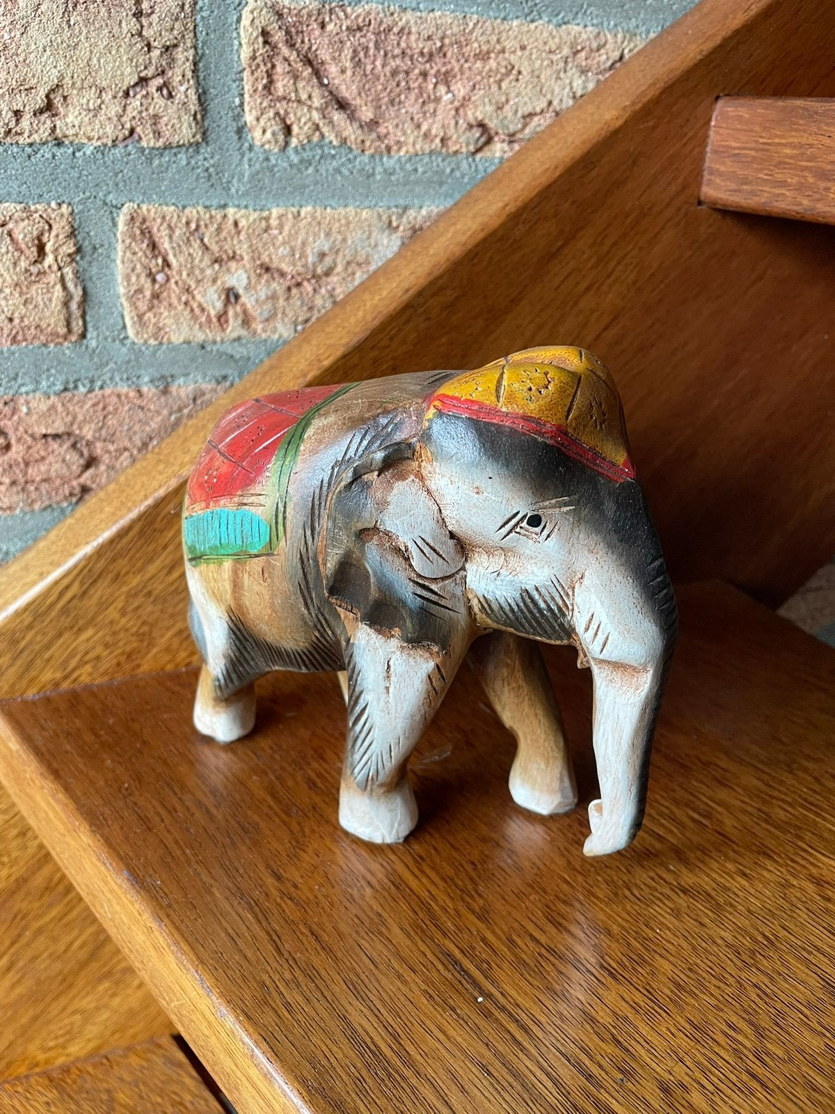 Teakhouten olifant olifanten beeld teak hout indonesie?, Ophalen of Verzenden