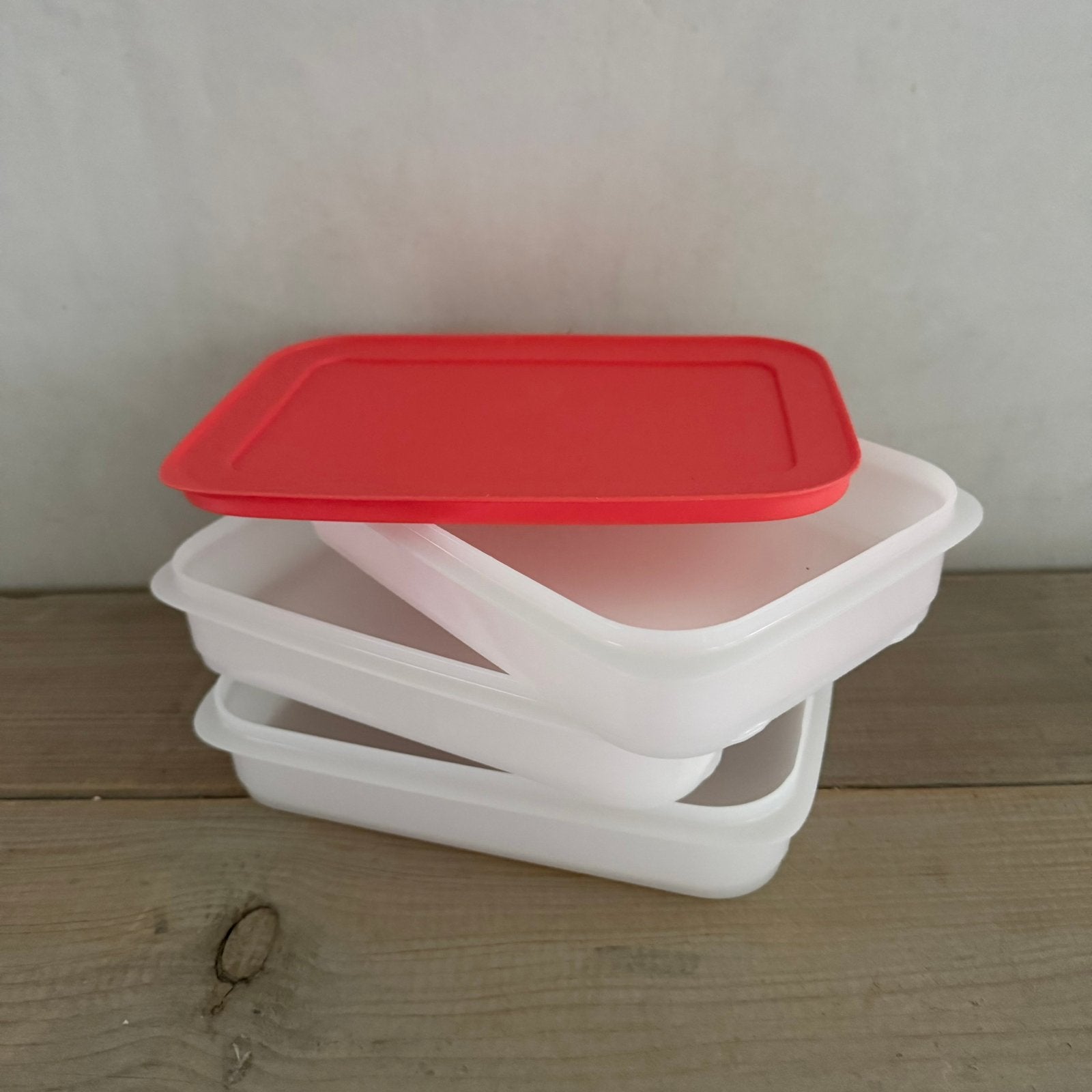 Z.g.a.n. Tupperware igloo stapelschalen diepvriesbakjes, Ophalen of Verzenden, Zo goed als nieuw