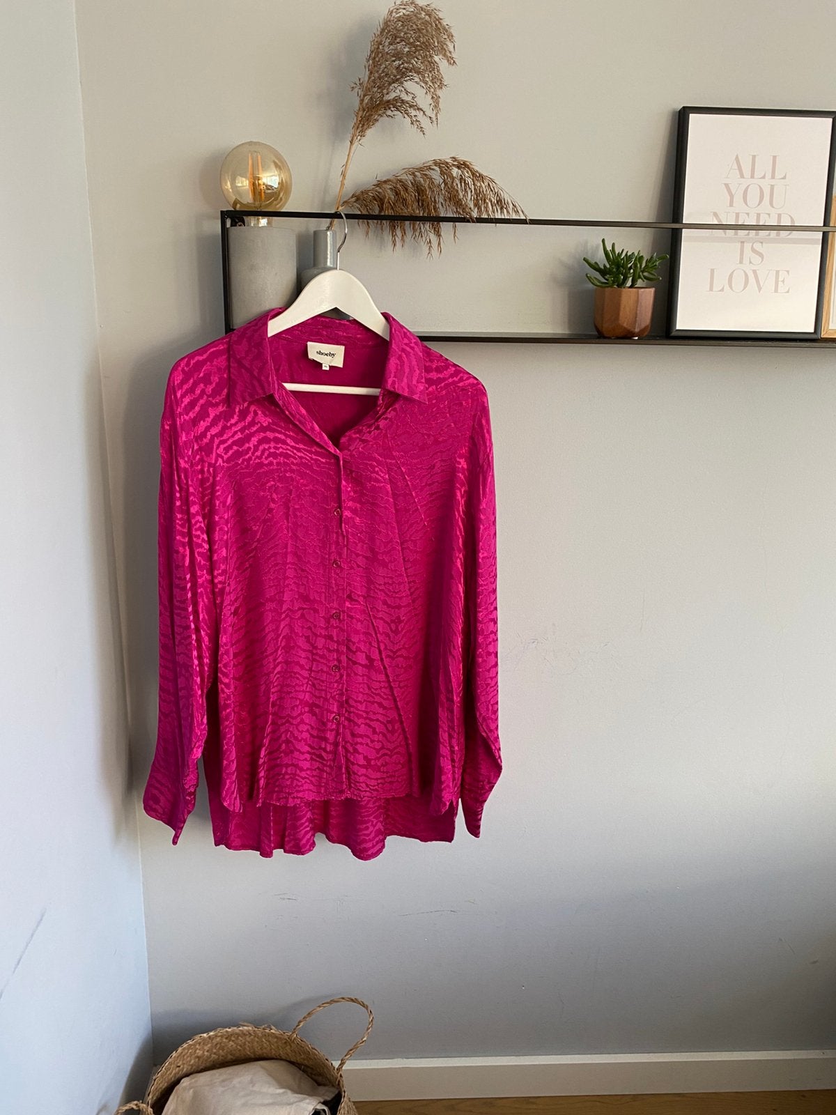 Blouse/ blousje/ bloes/ overhemd/ shirt van Shoeby, XL/42, Ophalen of Verzenden, Nieuw, Maat 42/44 (L), Roze