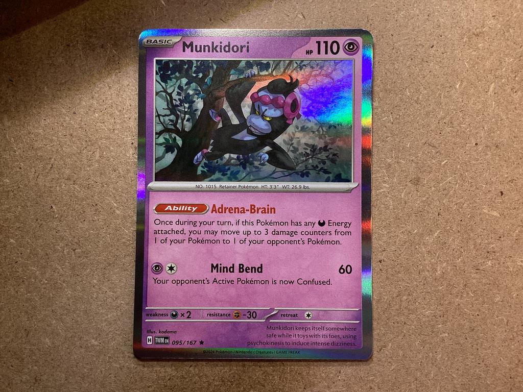 1x Munkidori [TWM 095/167] (Near Mint, Holo), Ophalen of Verzenden, Zo goed als nieuw, Losse kaart, Foil