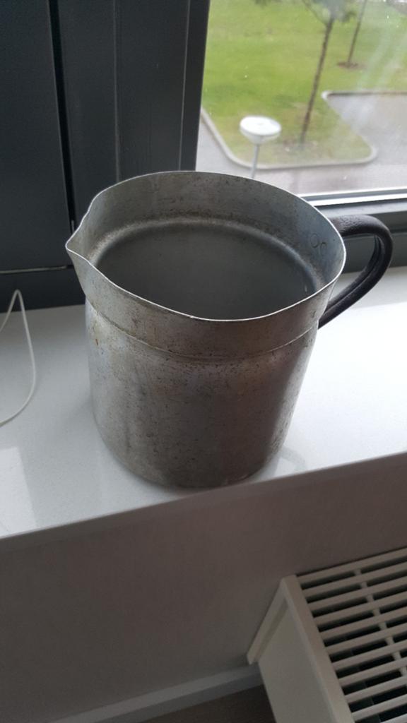 Aluminium maatkan voor melk vroeger, Ophalen of Verzenden, Kunststof