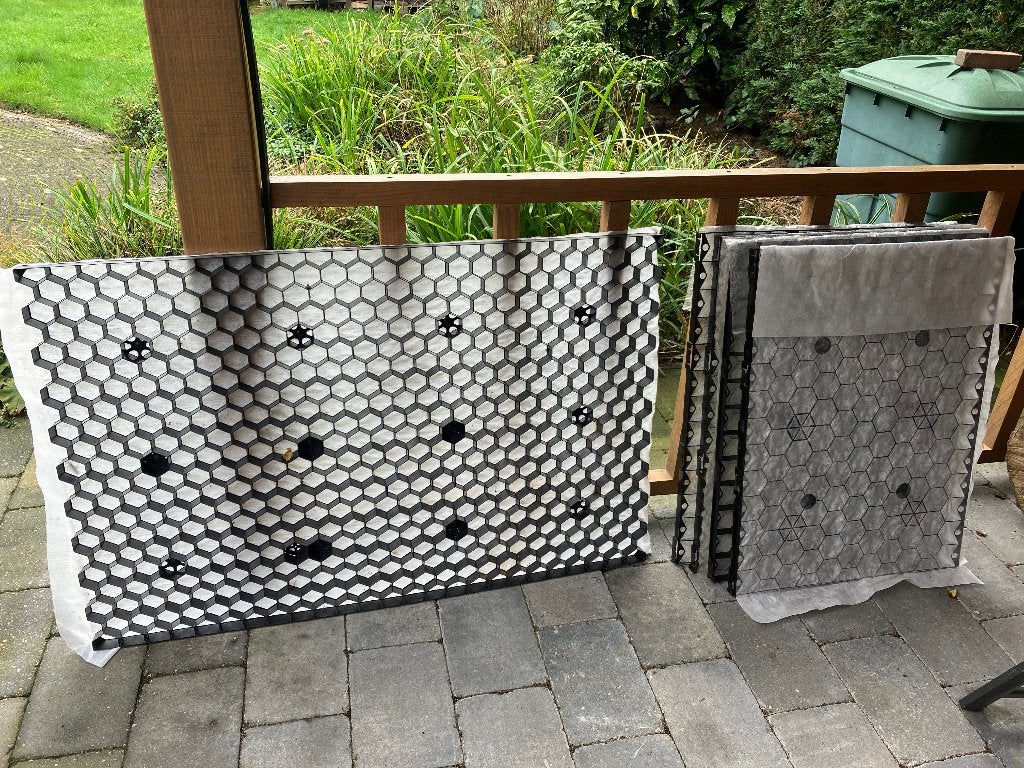 Grindmatten nieuw 3 m2, Ophalen, Nieuw, Zwart, Overige typen