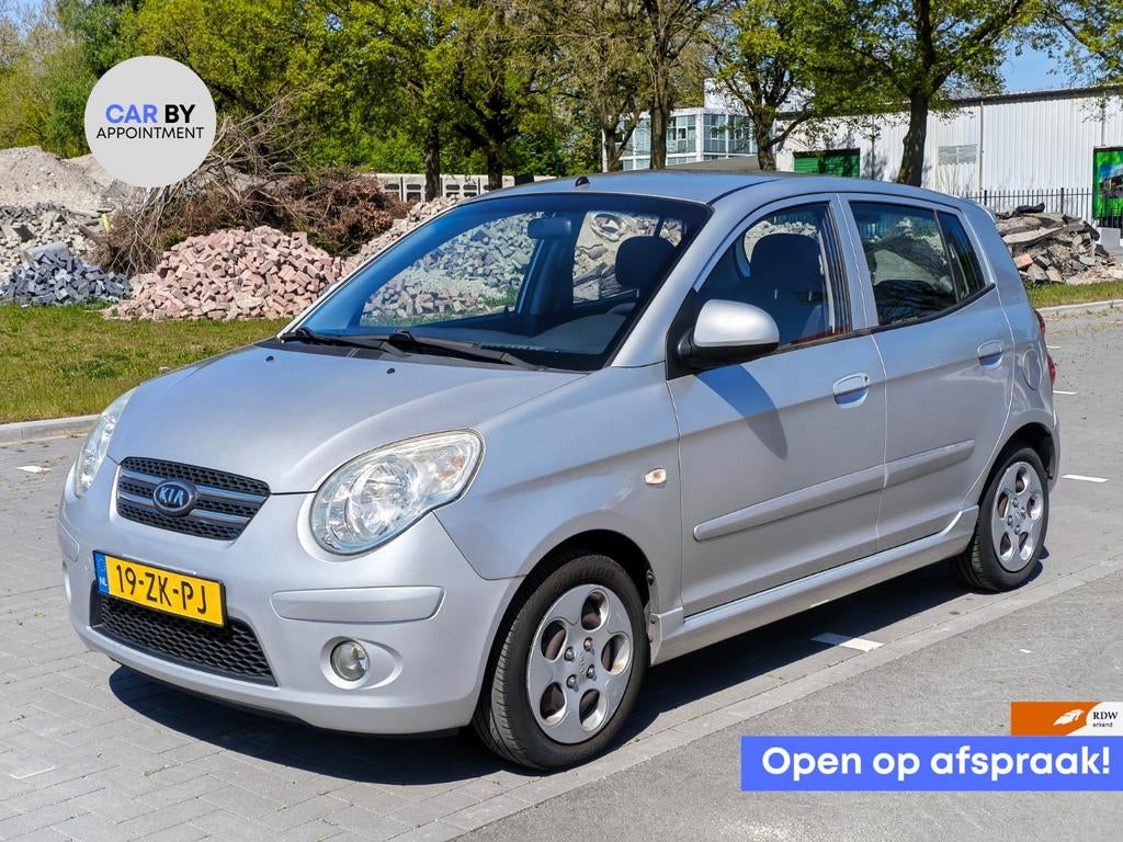 Kia Picanto lx 1.1 48KW 2008 Airco Apk Goed Onderhouden, Auto's, Stof, 836 kg, 4 cilinders, 400 kg