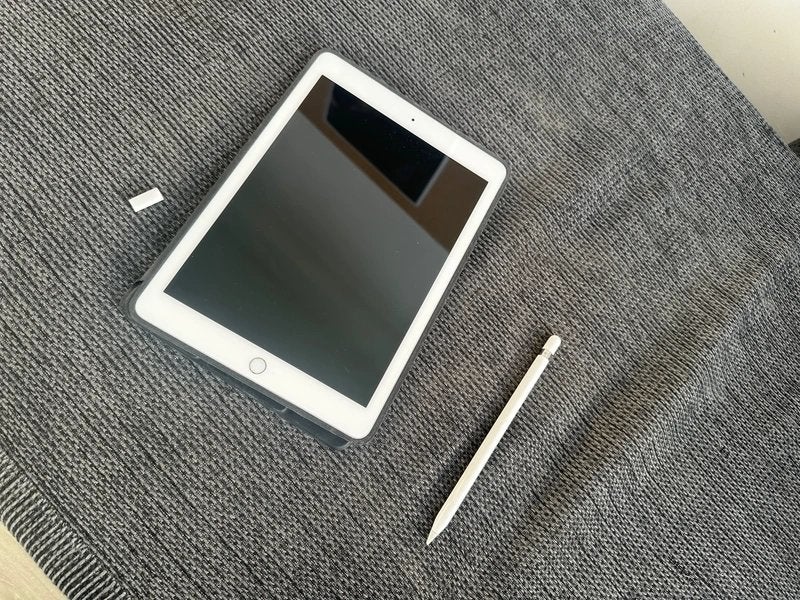 iPad 2018 Silver + Apple Pencil (1st gen), Computers en Software, Apple iPads, 10 inch, 32 GB, Apple iPad, Nieuw