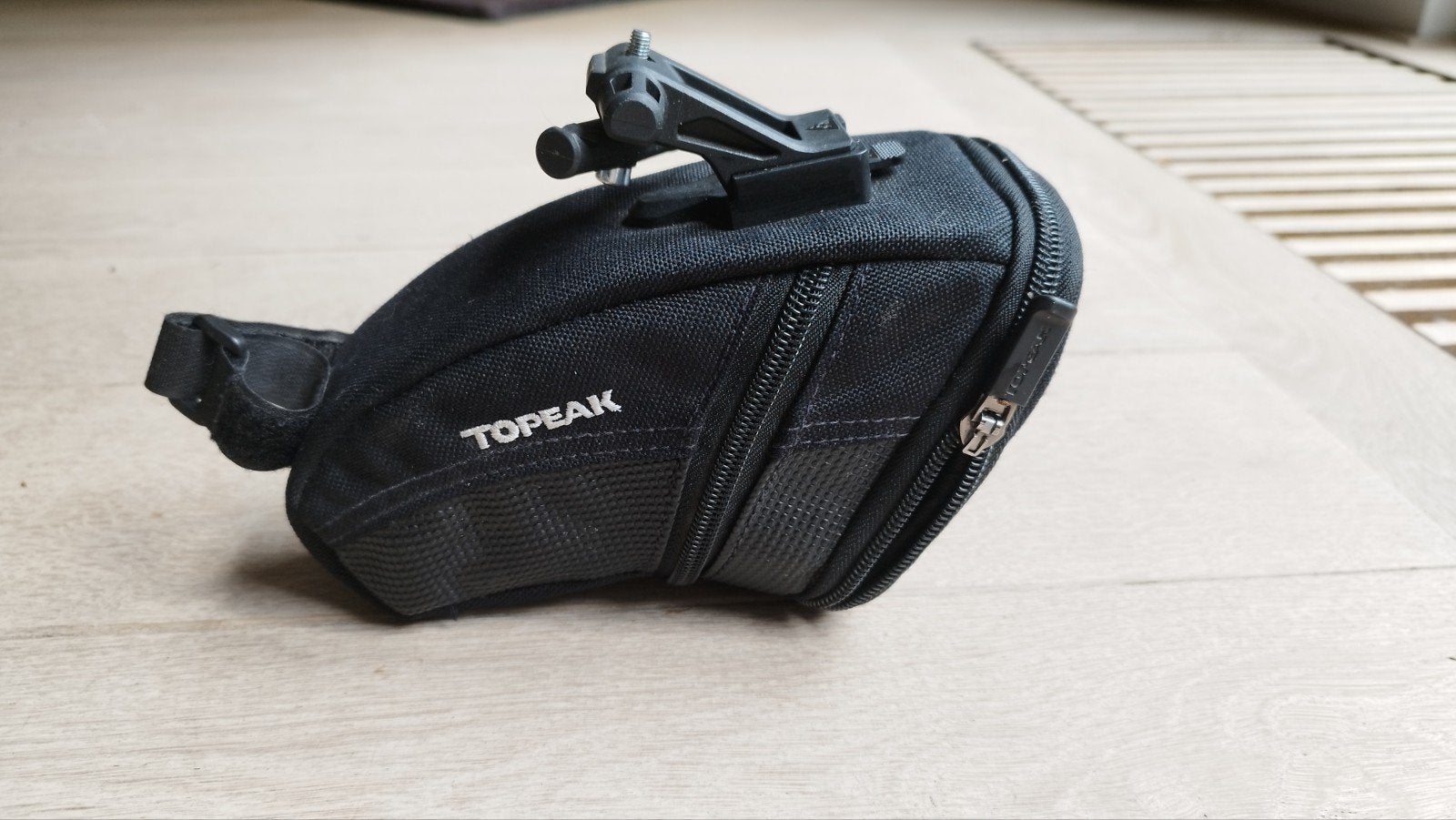 Topeak Aero Wedge Pack Clip zadeltas - Zo goed als nieuw, Ophalen of Verzenden, Zo goed als nieuw, Topeak