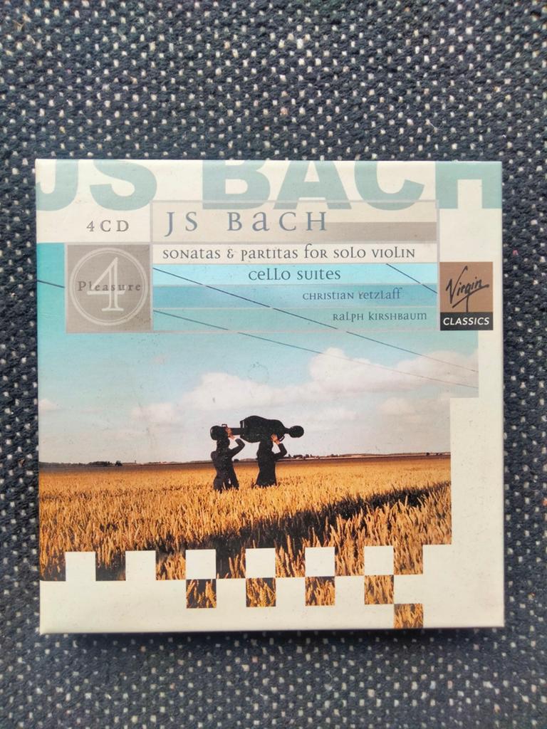 JS Bach: Sonates & Partitas voor viool, cellosuites (4CD), Boxset, Ophalen of Verzenden, Barok, Kamermuziek