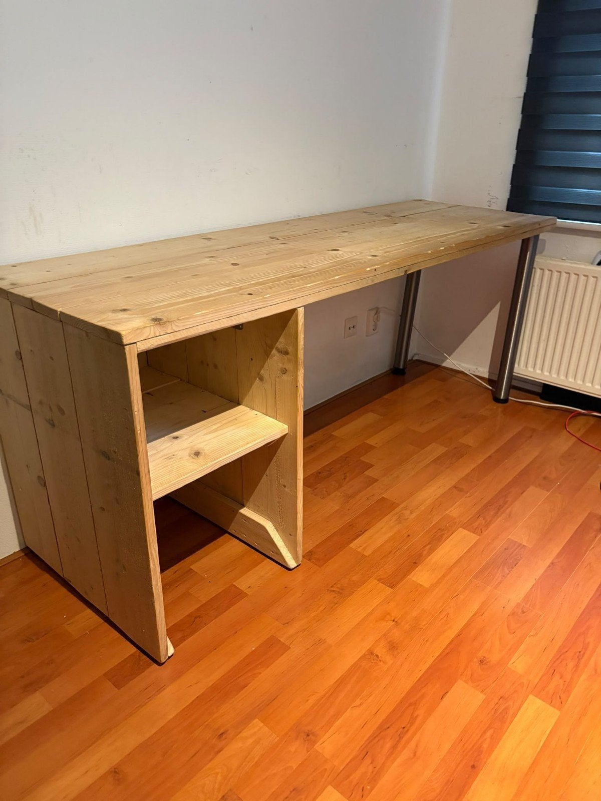 steigerhout bureau, Huis en Inrichting, Ophalen, Demontabel, Hout, Industrieel