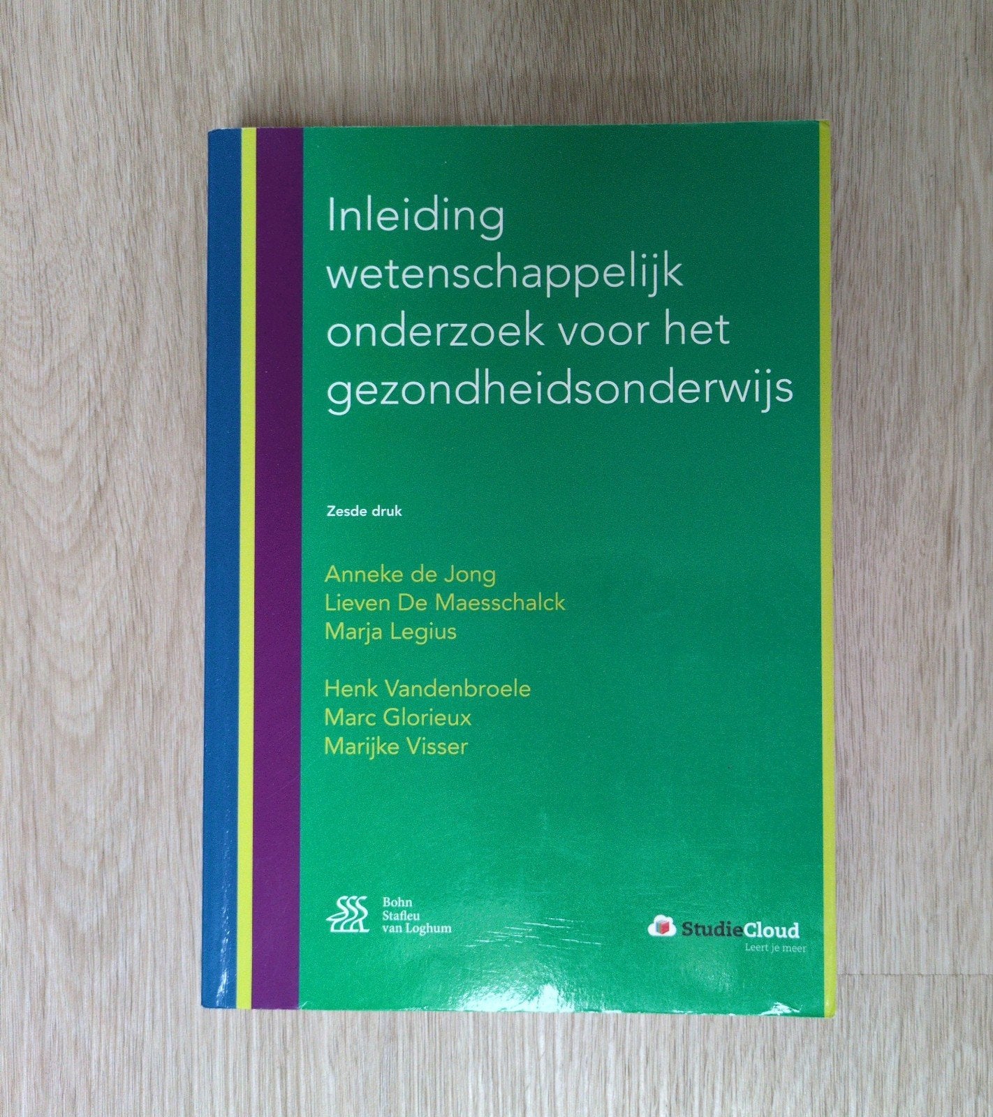 Inleiding wetenschappelijk onderzoek gezondheidsonderwijs, Zo goed als nieuw, Beta, Anneke de Jong, Marijke Visser, Marc Glorieux, Henk Vandenbroele
