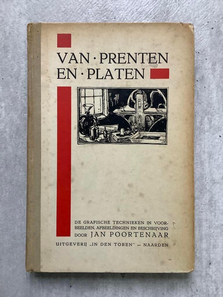 Van Prenten en Platen - Jan Poortenaar - grafische techniek, Ophalen of Verzenden, Voor 1940, Gebruikt, Overige onderwerpen