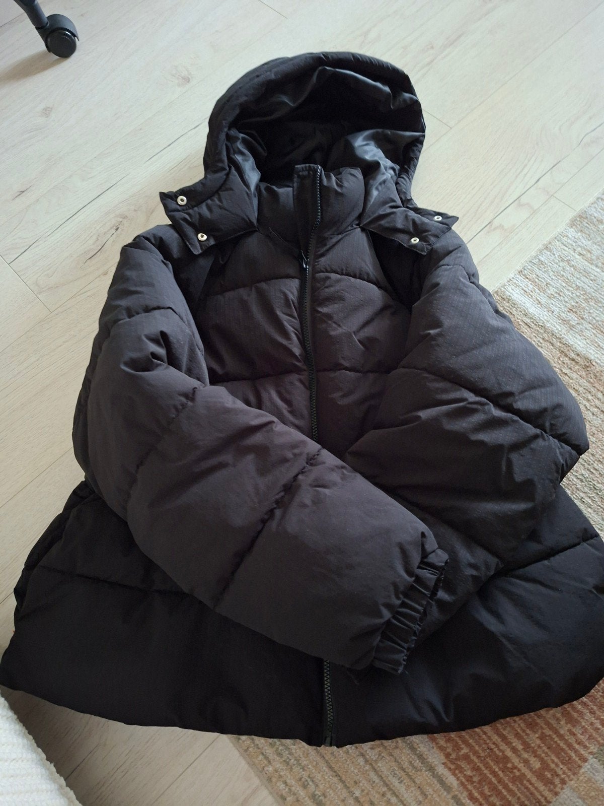 Zwarte winterjas, Ophalen of Verzenden, Nieuw, Zwart