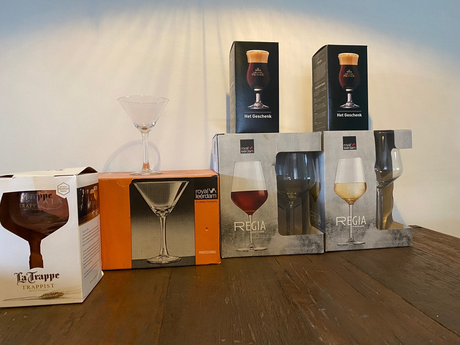 Glazen mix en licor 43 gratis, Ophalen, Zo goed als nieuw, Overige typen