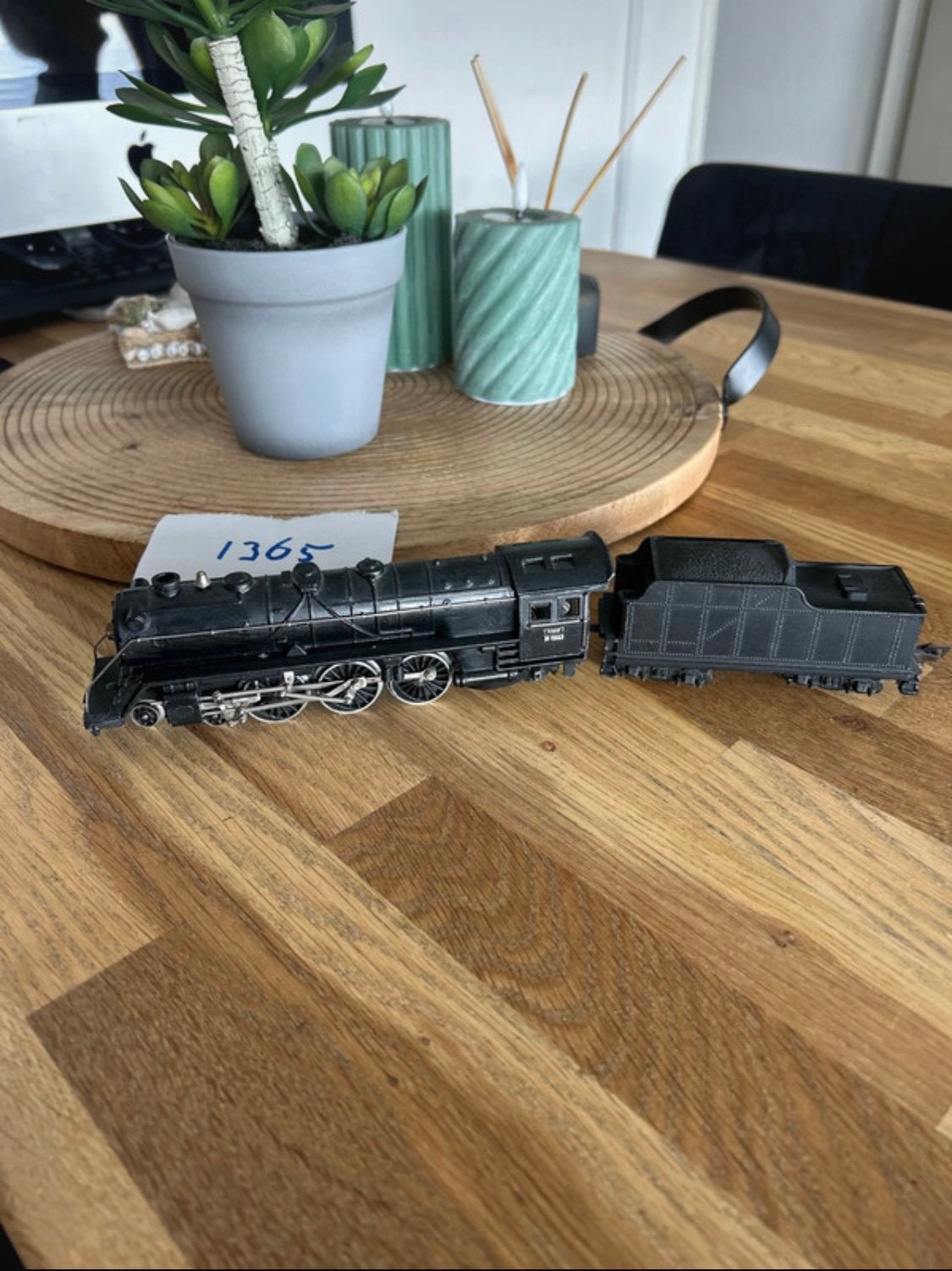 Vintage Fleischmann H0 1365 –  "Pacific" 4-6-2 met tender, Verzenden, Fleischmann, Zo goed als nieuw, Gelijkstroom