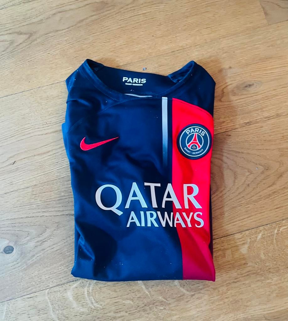 Paris saint-germain shirt, Maat XS of kleiner, Ophalen of Verzenden, Zo goed als nieuw, Shirt