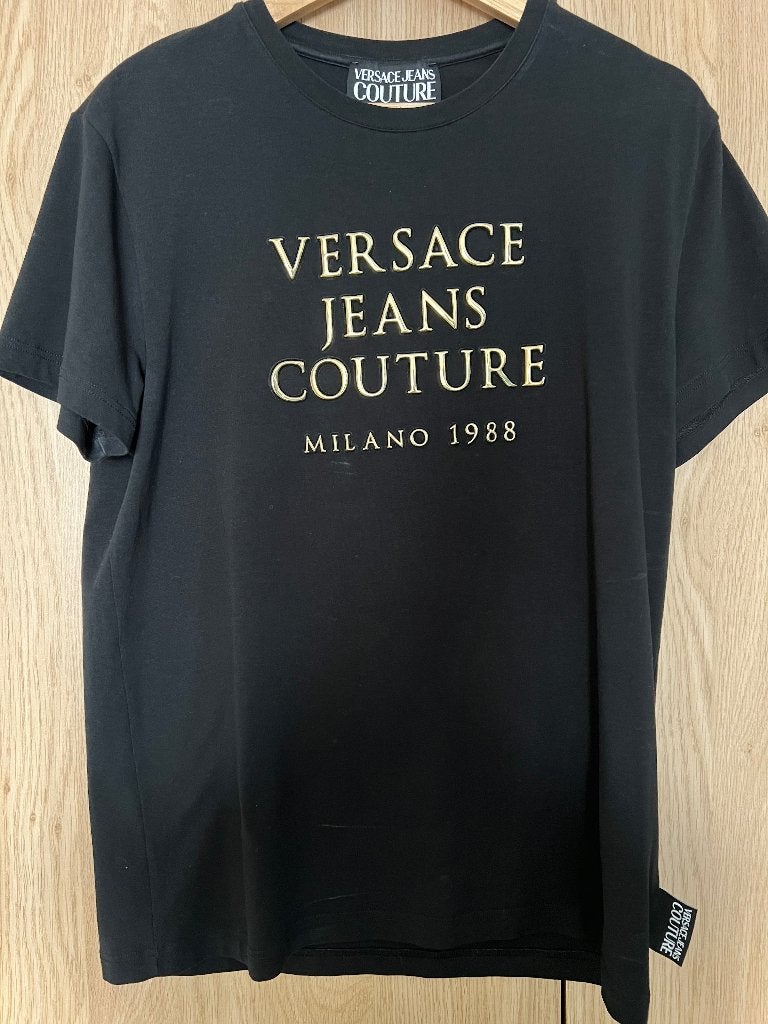 Versace Jeans Couture shirt, Kleding | Heren, Maat 48/50 (M), Zwart, Ophalen of Verzenden, Zo goed als nieuw