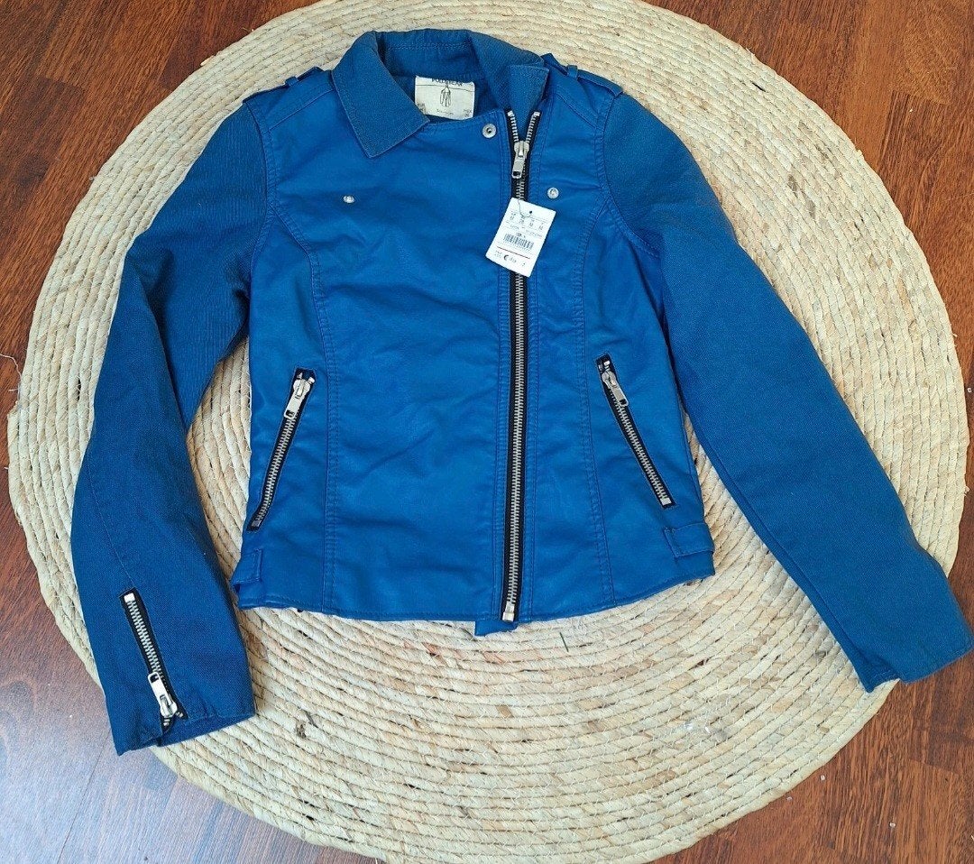 Pull&Bear blauw jasje maat M Nieuw, Maat 38/40 (M), Nieuw, Ophalen of Verzenden, Pull&Bear