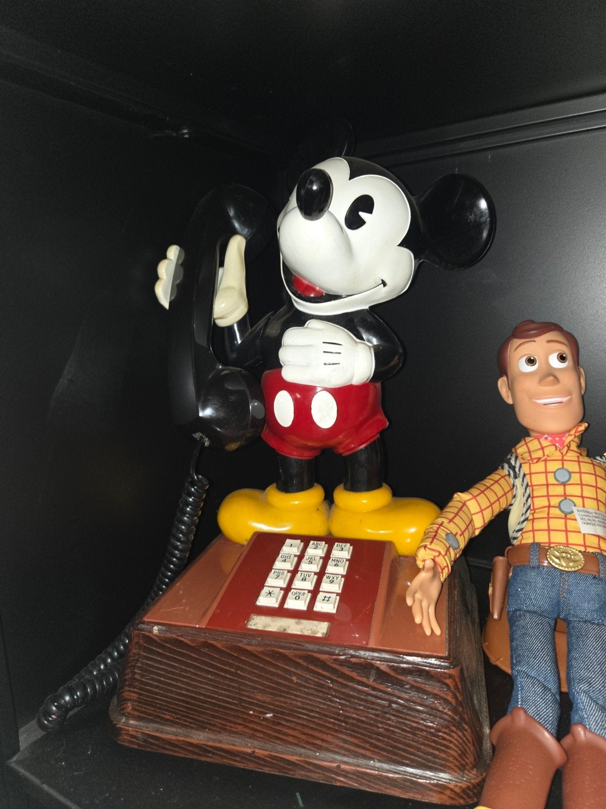 Vintage Mickey Mouse Telefoon - American Telecommunications, Ophalen of Verzenden, Gebruikt