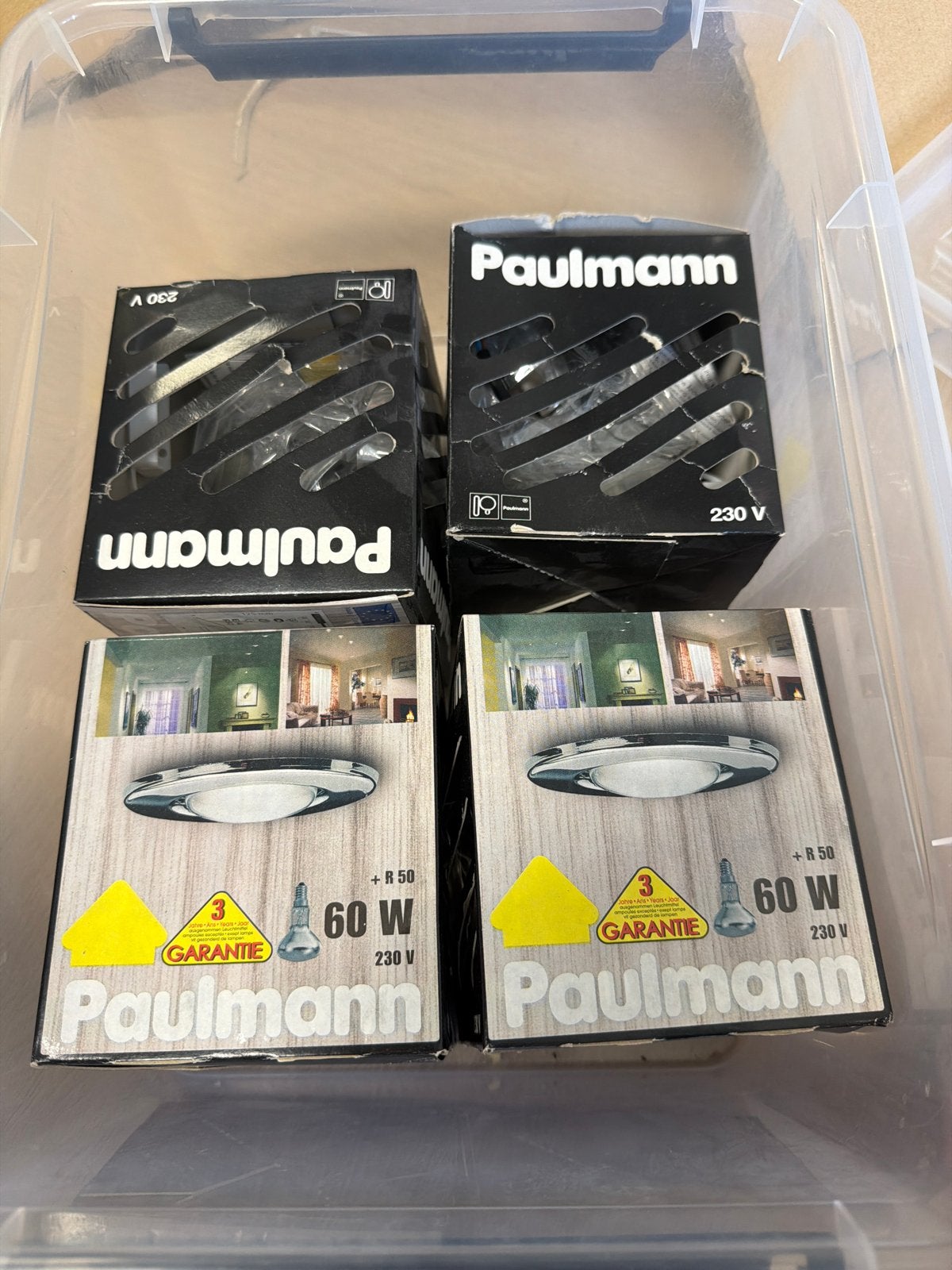 4x Paulmann Inbouwspots 60W - Nieuw in doos, Ophalen of Verzenden, Nieuw, Paulmann