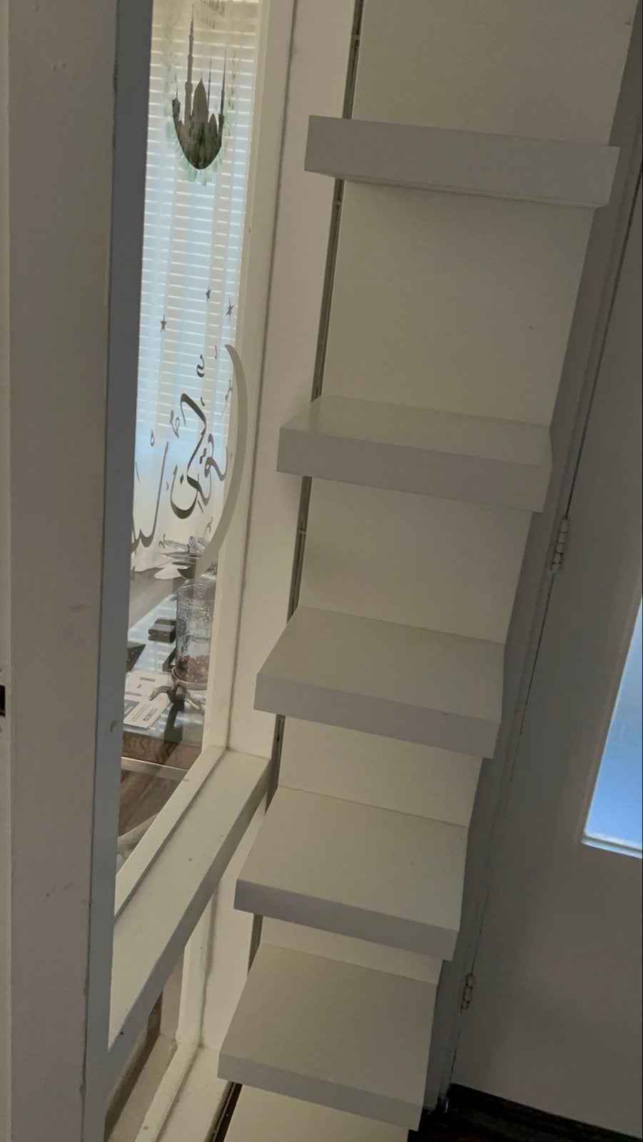 Ikea Witte wandplankenset - 6 stuks, Ophalen, Gebruikt