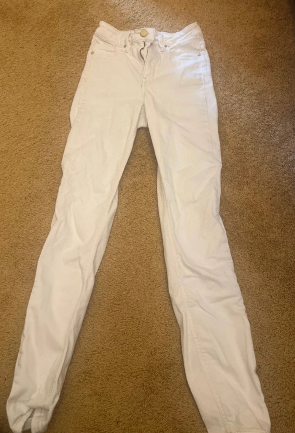 Witte skinny jeans, Ophalen of Verzenden, Zo goed als nieuw, Wit, W27 (confectie 34) of kleiner