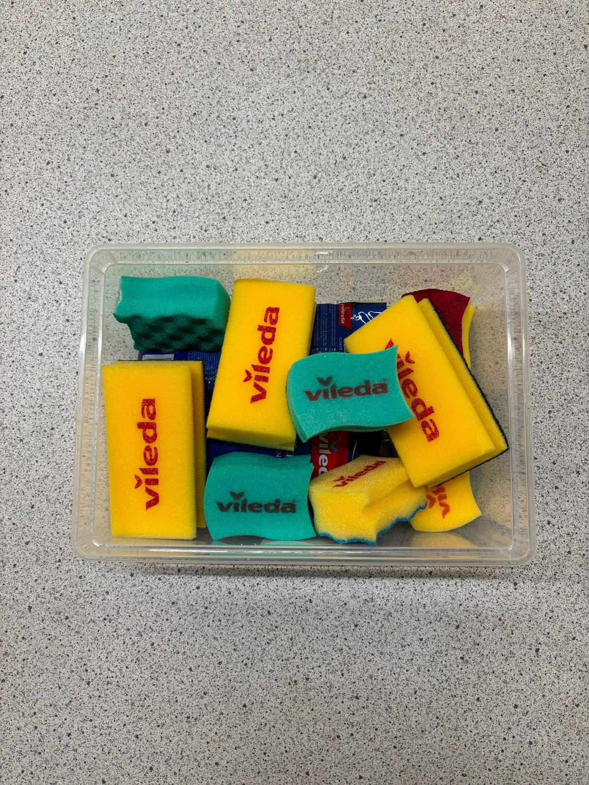 Nieuwe Schoonmaakartikelen Set – Vileda Sponsjes en Borstels, Ophalen