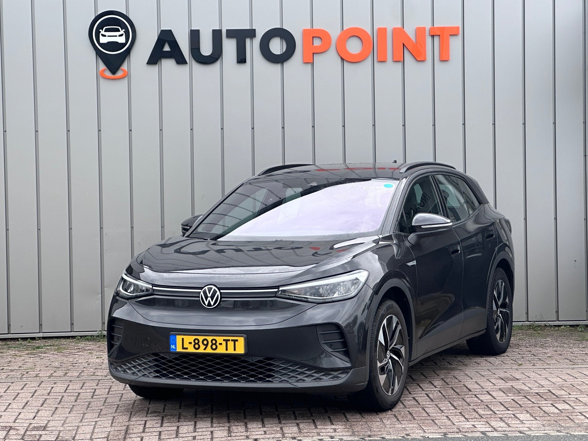 Volkswagen ID.4 77 kWh SOH 90% Volkswagen ID.4 Life Auto 5d, Auto's, Automaat, Dealer onderhouden, Gebruikt, Zwart