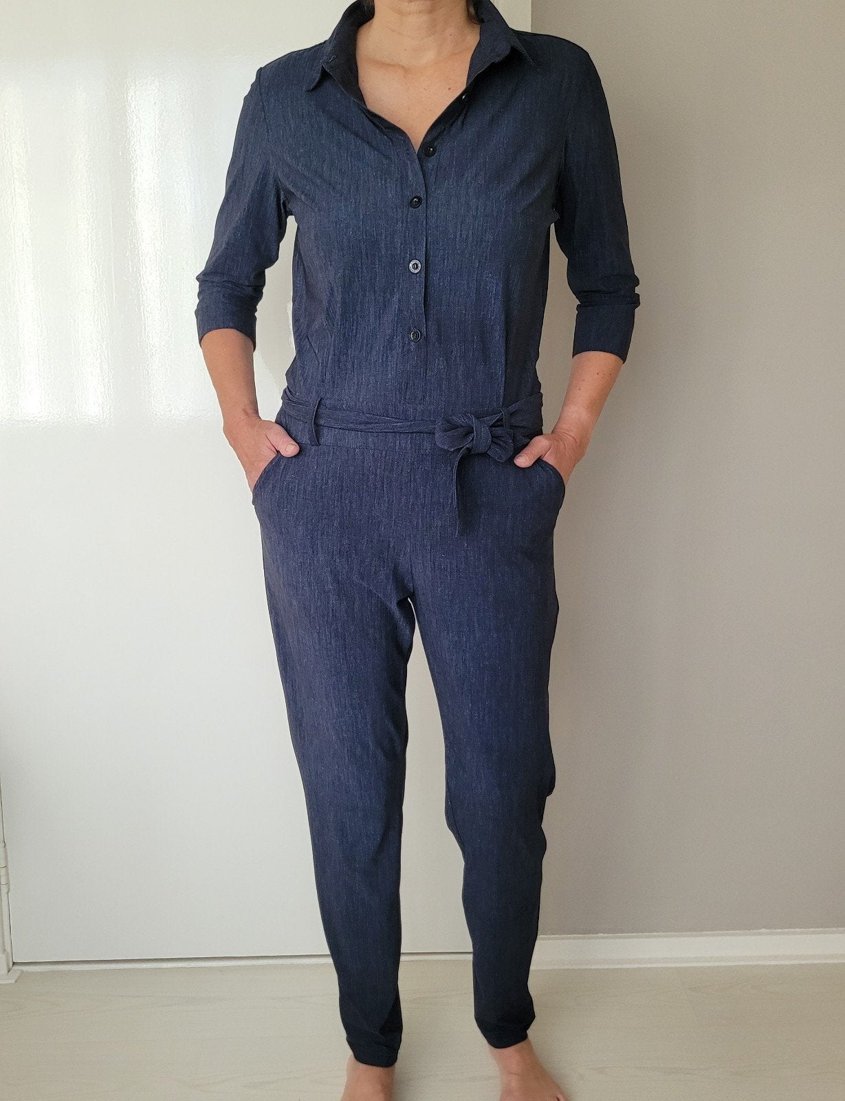 Studio Anneloes Denim Angelique jumpsuit XL Jeans Travelstof, Kleding | Dames, Jumpsuits, Studio Anneloes, Maat 46/48 (XL) of groter