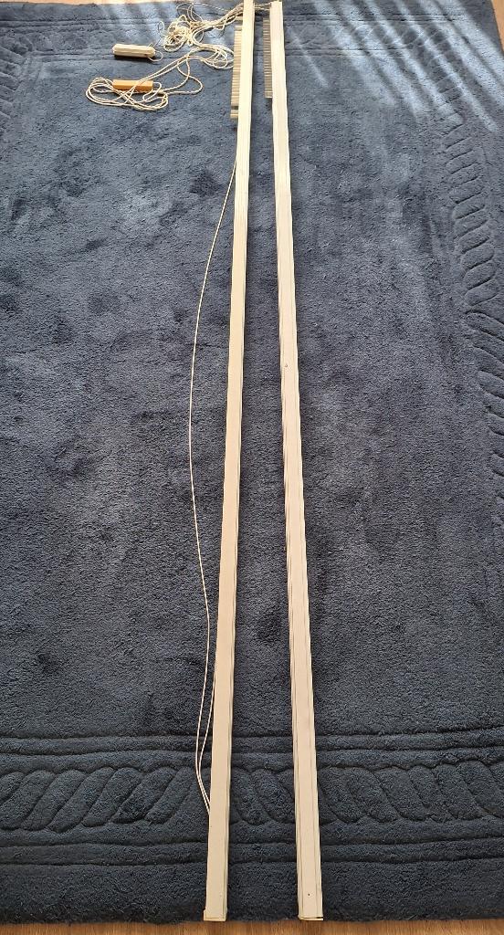 2 Rails voor verticale lamellen 229 cm breed, Ophalen, Gebruikt, 200 cm of meer, Minder dan 100 cm