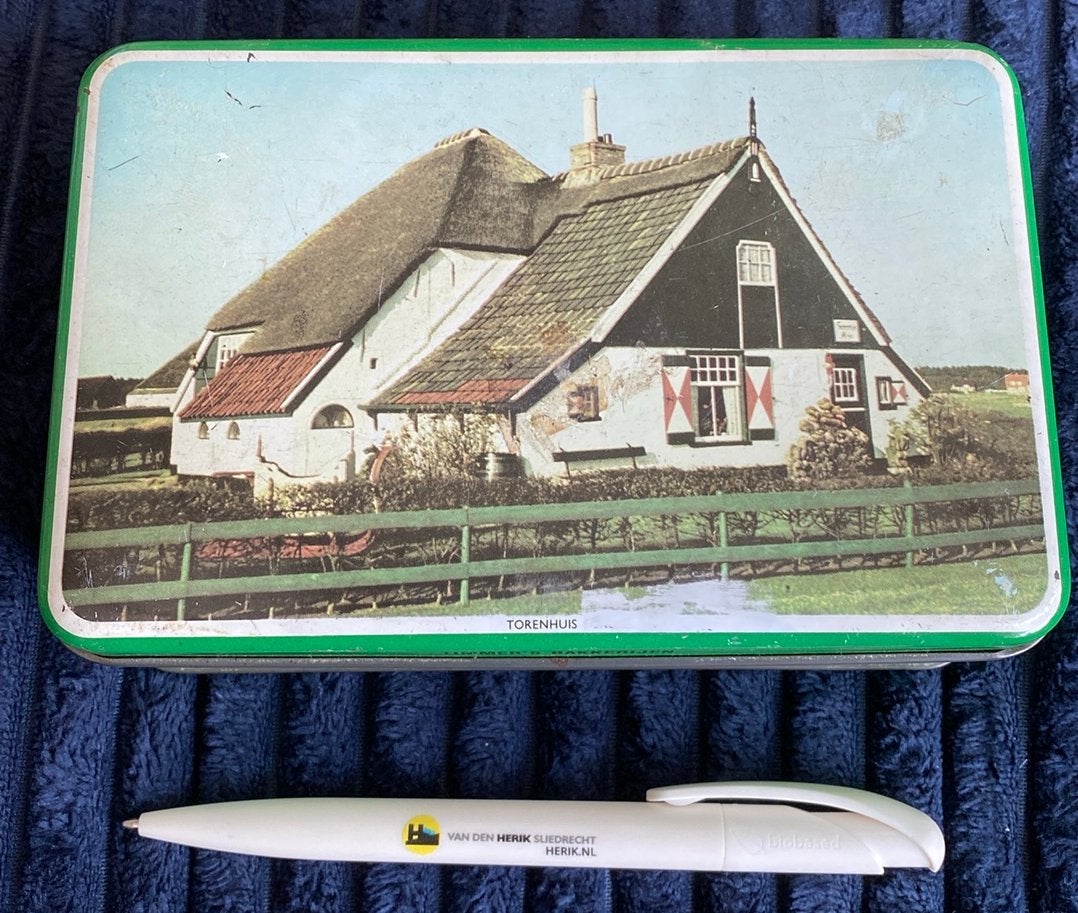 Koekblikje Texel, Verzamelen, Blikken, Ophalen of Verzenden, Gebruikt, Koek(jes)