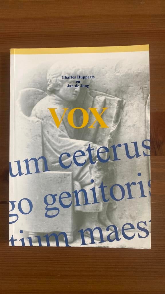 Vox, Boeken, Schoolboeken, Latijn, VWO, Ophalen of Verzenden