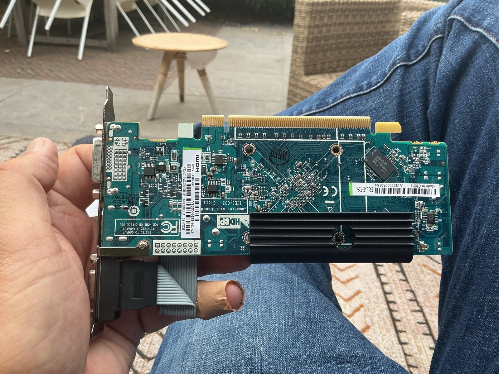 Sapphire Radeon HD5450 1GB DDR3 PCI-E Grafische Kaart, Computers en Software, Videokaarten, Gebruikt, GDDR3, Ophalen of Verzenden
