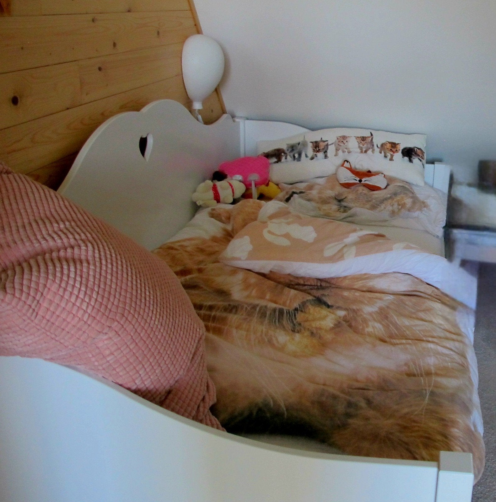 BED EENPERSOONS INCL LATTENBODEM EN MATRAS, 85 tot 100 cm, Gebruikt, 180 cm of meer, Ophalen