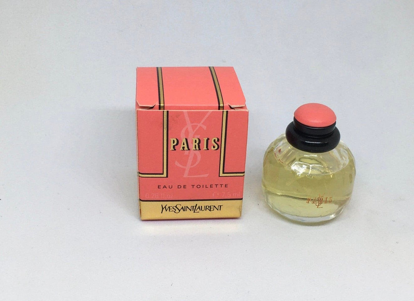 Parfumminiatuur Paris 7,5 ml eau de toilette YSL vintage, Verzenden, Nieuw, Miniatuur, Gevuld