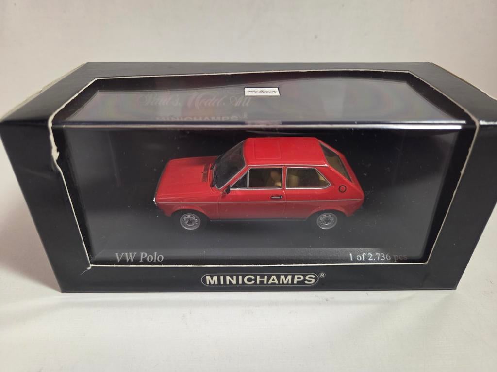 Minichamps Volkswagen Polo 1975 1:43, Hobby en Vrije tijd, Modelauto's | 1:43, Auto, ., Ophalen of Verzenden, Zo goed als nieuw