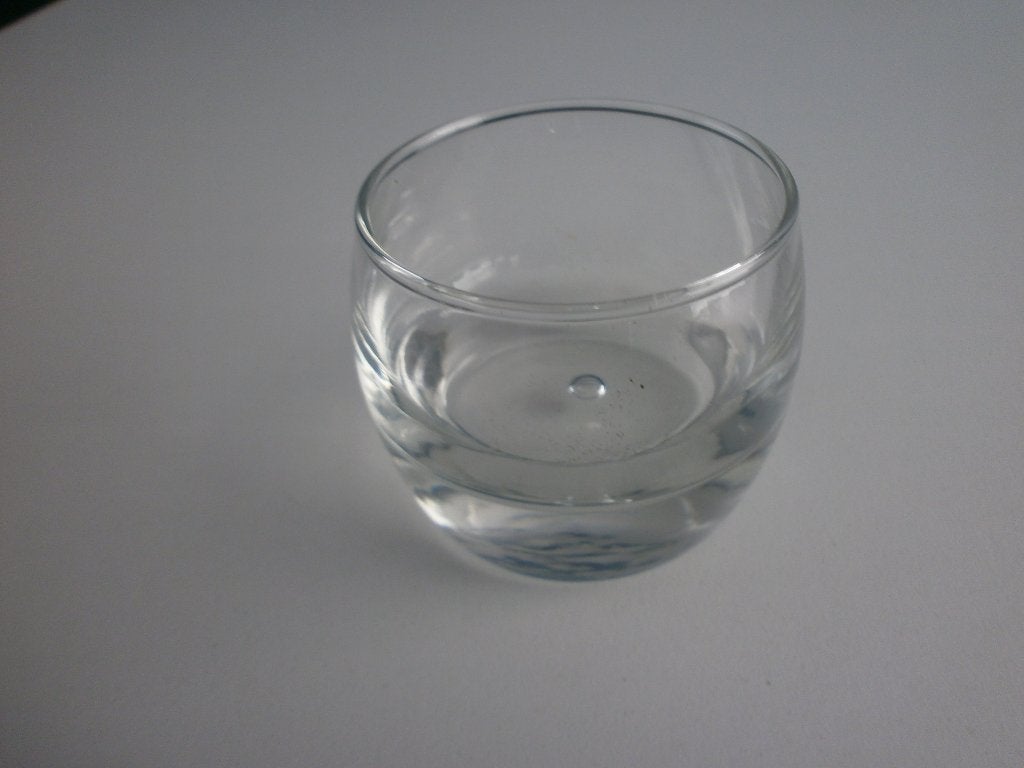 waxinelichthouder, Ophalen of Verzenden, Zo goed als nieuw, Glas, Waxinelichthouder