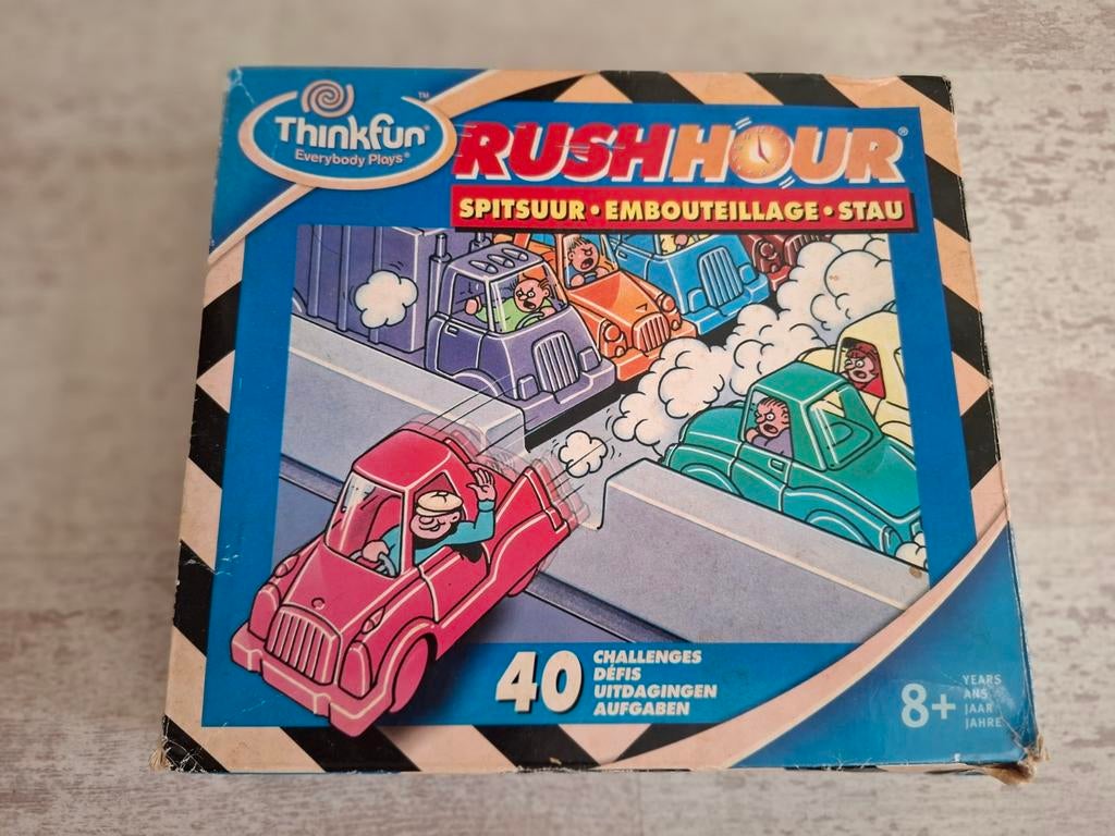 Rush Hour Denkspel - Thinkfun (8+ jaar), Gebruikt, Een of twee spelers, Thinkfun, Ophalen of Verzenden