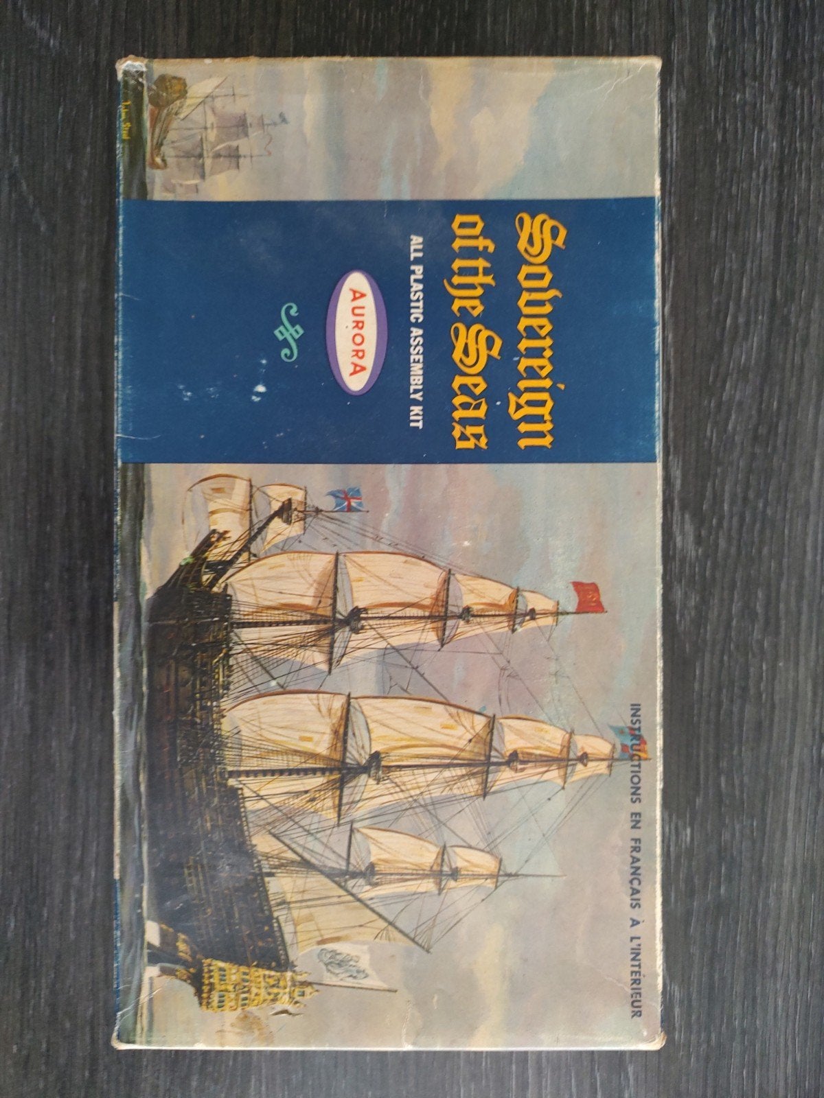 Aurora no.434 Sovereign of the Seas 1/200 1967 zeldzaam, Ophalen of Verzenden, Gebruikt, Groter dan 1:32, Overige merken