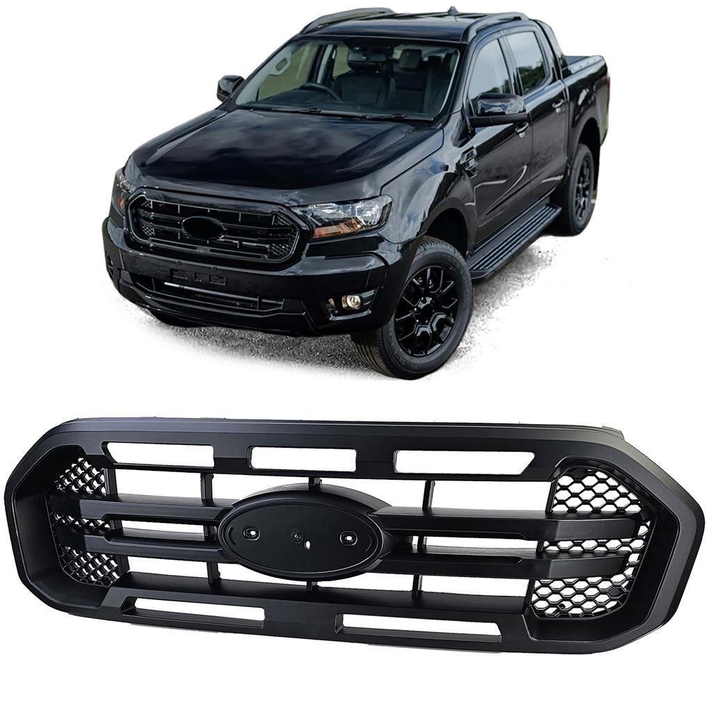 Radiator Grill Zwart Dubbel Spijl Voor Ford Ranger T8, Verzenden, Automotive Parts, A.parts@hotmail.nl, Trasmolenlaan 12 3447 GZ Woerden