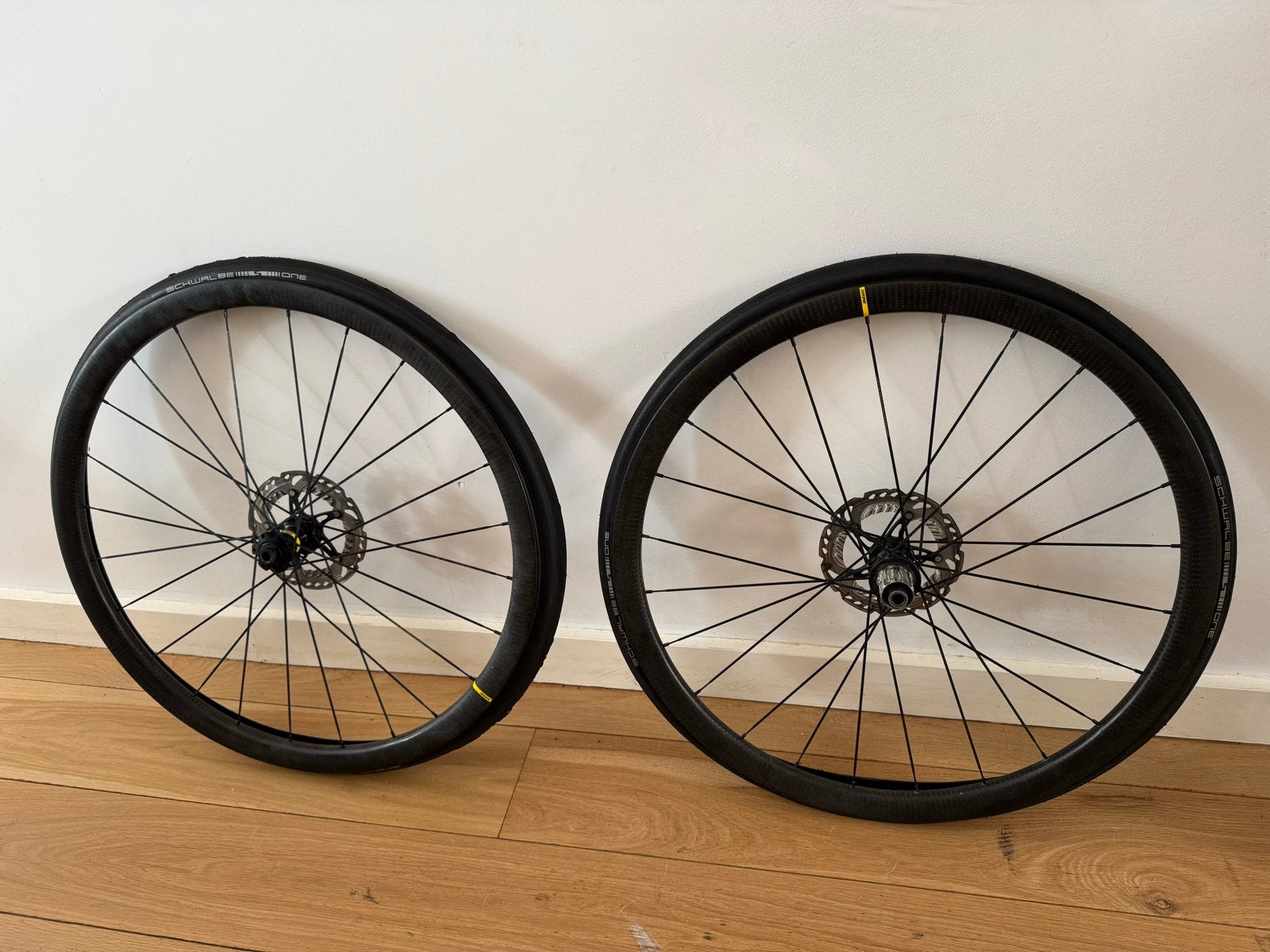 Mavic Ksyrium Pro Carbon SL UST wielen incl. nieuwe banden, Gebruikt, Racefiets, Carbon, Ophalen