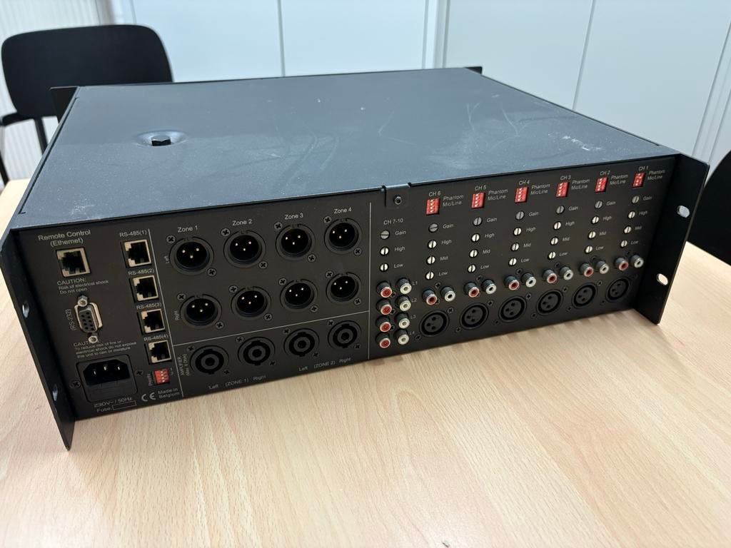 Audac M1 Multimedia Versterker - Professionele Audio, 120 watt of meer, Ophalen, Overige merken, Gebruikt