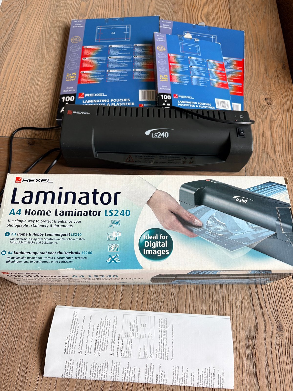 Rexel Lamineerapparaat LS240, Ophalen, Nieuw