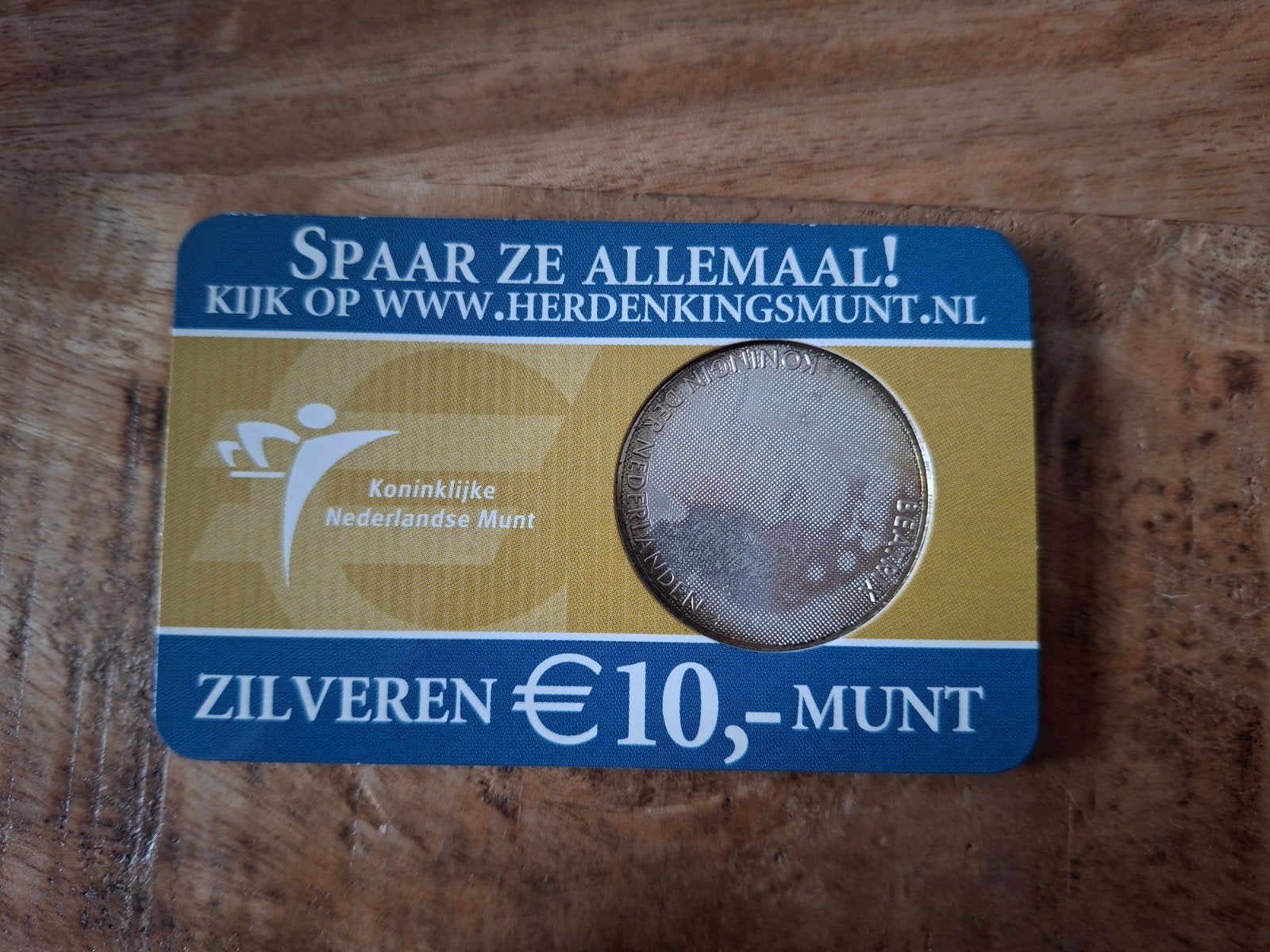 Zilveren 10 Euro Munt 2005 - 25 jaar Beatrix in coincard, Postzegels en Munten, Munten | Nederland, Koningin Beatrix, Zilver, Euro's
